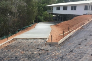 Driveway earthworks - example for www.darbymnc.com.au